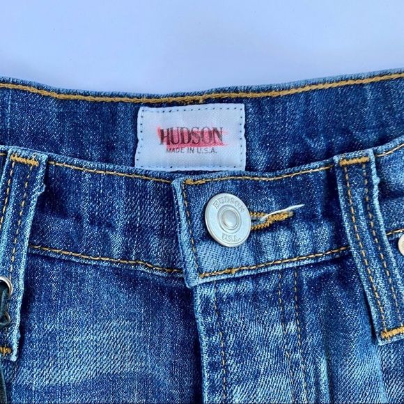 Hudson Tori Denim Slouch Shorts - Picture 3 of 10